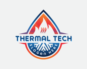 Fire Ice Thermal logo design