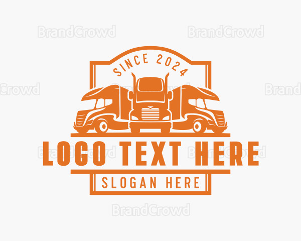 Logistics Truck Movers Logo