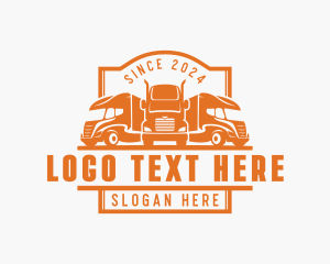 Mixer Truck - Logistics Truck Movers logo design