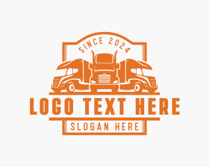 Truck - Logistics Truck Movers logo design