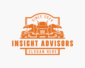 Logistics Truck Movers Logo