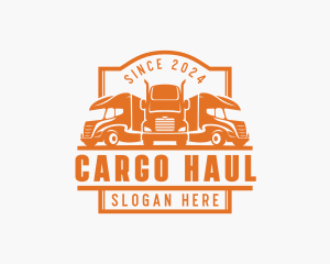 Logistics Truck Movers logo design