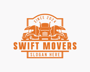 Mover - Logistics Truck Movers logo design
