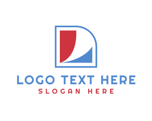 Corporation - Business Company Letter D logo design