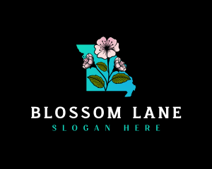 Missouri Botanical Flower logo design