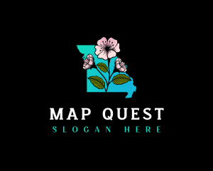 Missouri Botanical Flower logo design