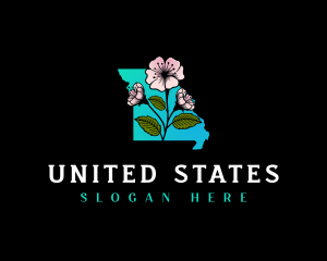 Missouri Botanical Flower logo design