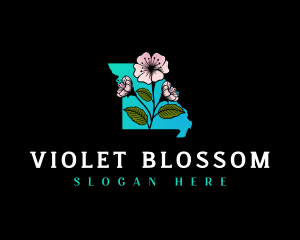 Missouri Botanical Flower logo design