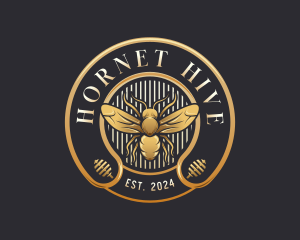 Honey Bee Apiary logo design