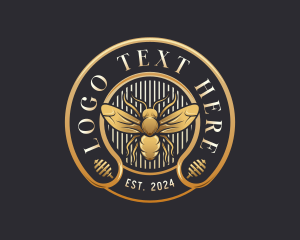 Honey Bee Apiary Logo