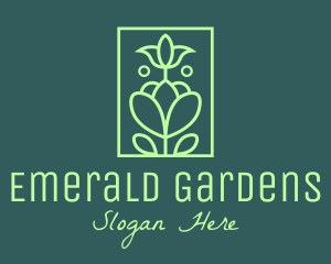 Green Botanical Garden logo design