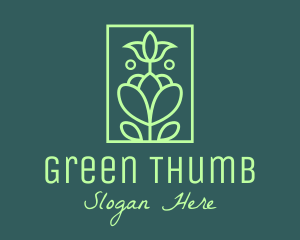 Green Botanical Garden logo design