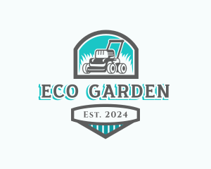 Greenery - Landscaping Lawn Mower logo design