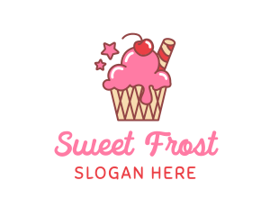 Ice Cream Sundae logo design