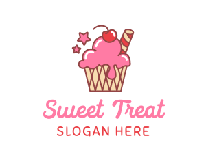 Sundae - Ice Cream Sundae logo design