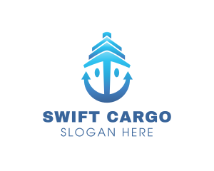 Shipping - Ship Anchor Logistics logo design