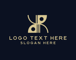 Puzzle - Creative Business Letter R logo design