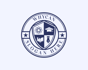 Book - University Scribe Academy logo design