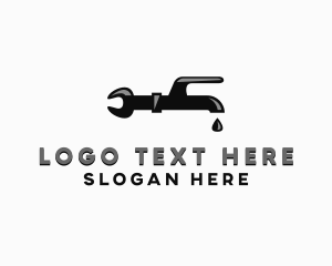 Faucet - Faucet Wrench Plumbing logo design