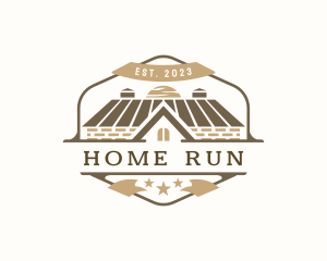 Home Builder Roofing logo design