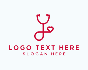Hospital Worker - Doctor Stethoscope Letter Y logo design