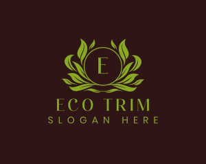  Eco Leaf Ornament logo design