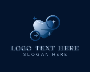 Fragrance - Heart Orbit Stars logo design
