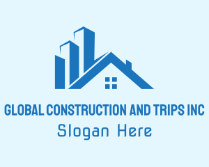 Home Renovation - Urban Residential Building logo design