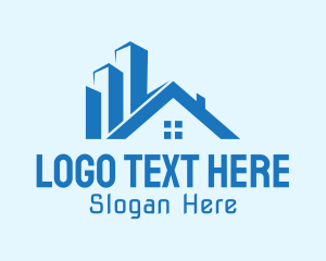 Real Estate Agent - Urban Residential Building logo design