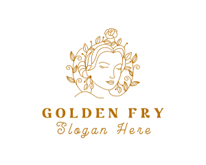 Golden Lady Boutique logo design