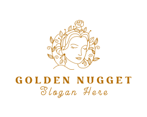 Golden Lady Boutique logo design