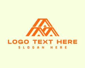 Roof - Roofing Home Construction logo design