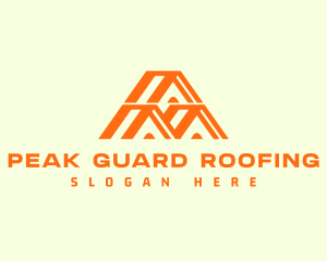 Roofing Home Construction logo design