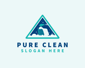 Janitorial Cleaning Chores logo design