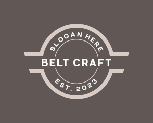 Belt - Sports Athlete Badge logo design