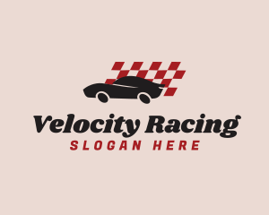 Automotive Race Car logo design