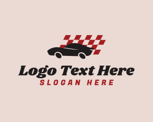 Car Dealer - Automotive Race Car logo design