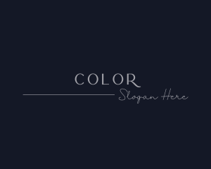 Deluxe Elegant Brand Logo