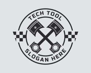 Tool - Black Piston Tool logo design