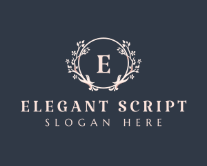 Floral Salon Boutique logo design