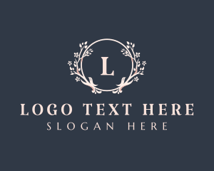 Leaves - Floral Salon Boutique logo design