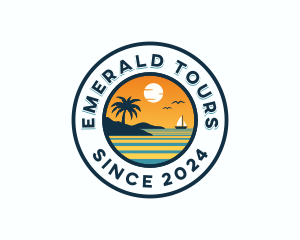 Island Travel Tour logo design