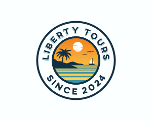 Island Travel Tour logo design