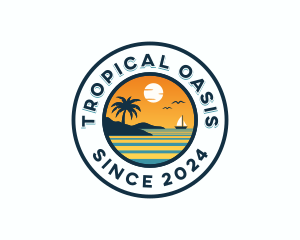 Island Travel Tour logo design