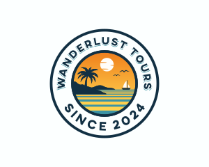 Island Travel Tour logo design