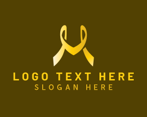 Firm - Generic Ribbon Letter M logo design