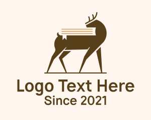 Library - Deer Book Study logo design