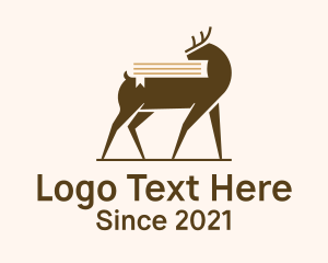 Bookshop - Deer Book Study logo design
