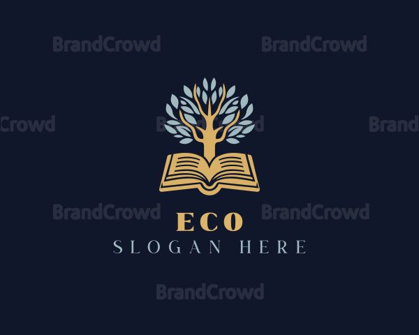 Educational Tree Book Logo