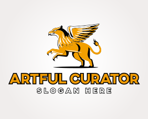 Mythological Lion Griffin Logo